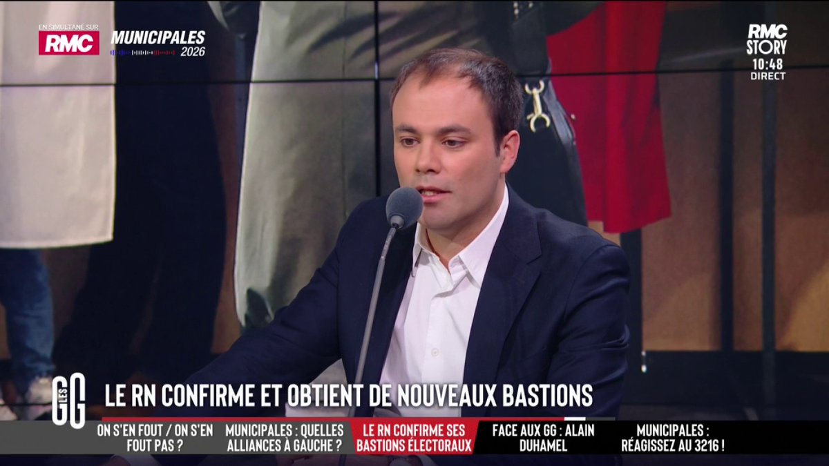 🔴 Le RN s'installe un peu plus localement 🗣️ L'analyse de Charles Consigny: "Ils font le travail. Ils bénéficient du fait que la droite traditionnelle ne fait pas le travail qu'un parti doit faire." #GGRMC