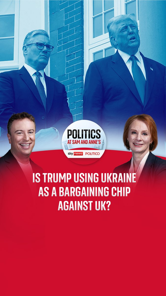 Is Ukraine becoming a "bargaining chip" in US-UK relations? @AnneMcElvoy tells Sam Coates Sky that Donald Trump may be trying to use U.S. support for the war in Ukraine as leverage to pressure the UK into supporting the war in Iran. Listen to #PASAA 👉