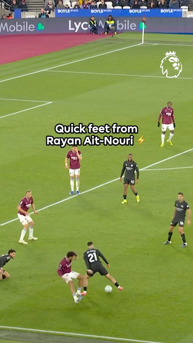 Rayan Ait-Nouri with the slick footwork ✨