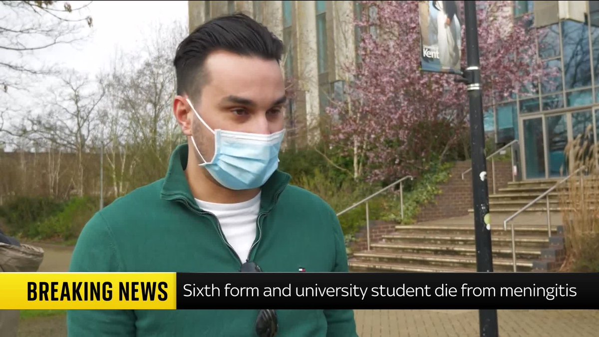 Sky News speaks to Josh who found out that his sister has been hospitalised as an outbreak of meningitis hits the Canterbury area of Kent. He is queuing for antibiotics after a possible exposure to the infection Read more: 📺 Sky 501 and YouTube