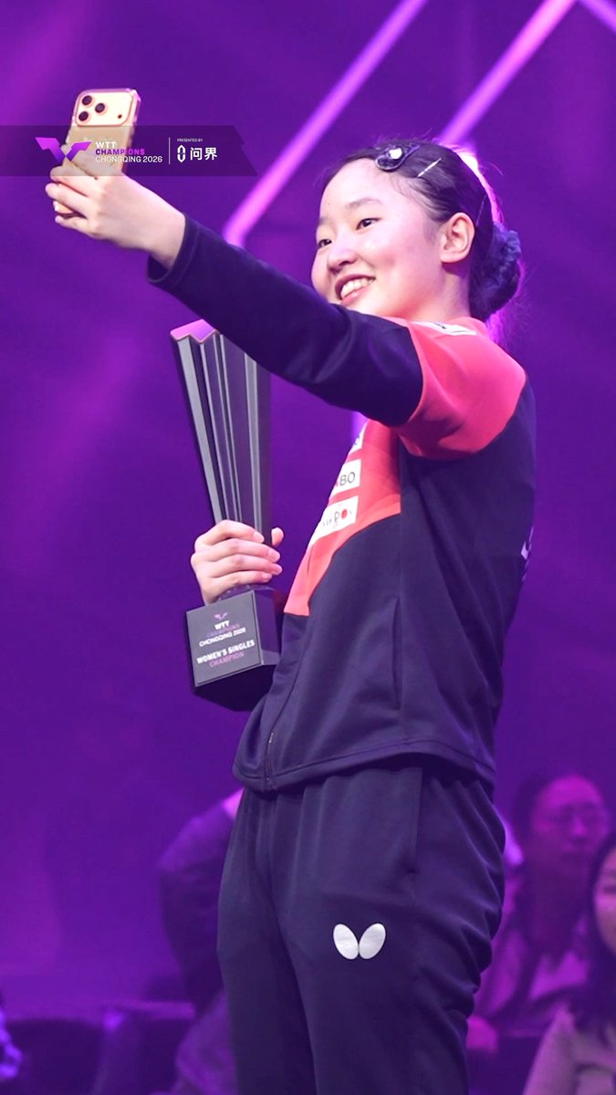 History made in #WTTChongqing!👏 Watch how Miwa Harimoto captured her FIRST #WTTChampions title!🏆⚡️ #TableTennis