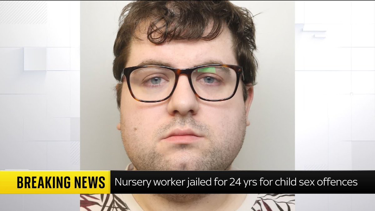 BREAKING: A nursery worker who carried out multiple counts of rape and sexual assault against toddlers as young as two has been given a 30-year sentence Read more on this story here: 📺 Sky 501, Virgin 602, Freeview 233 and YouTube