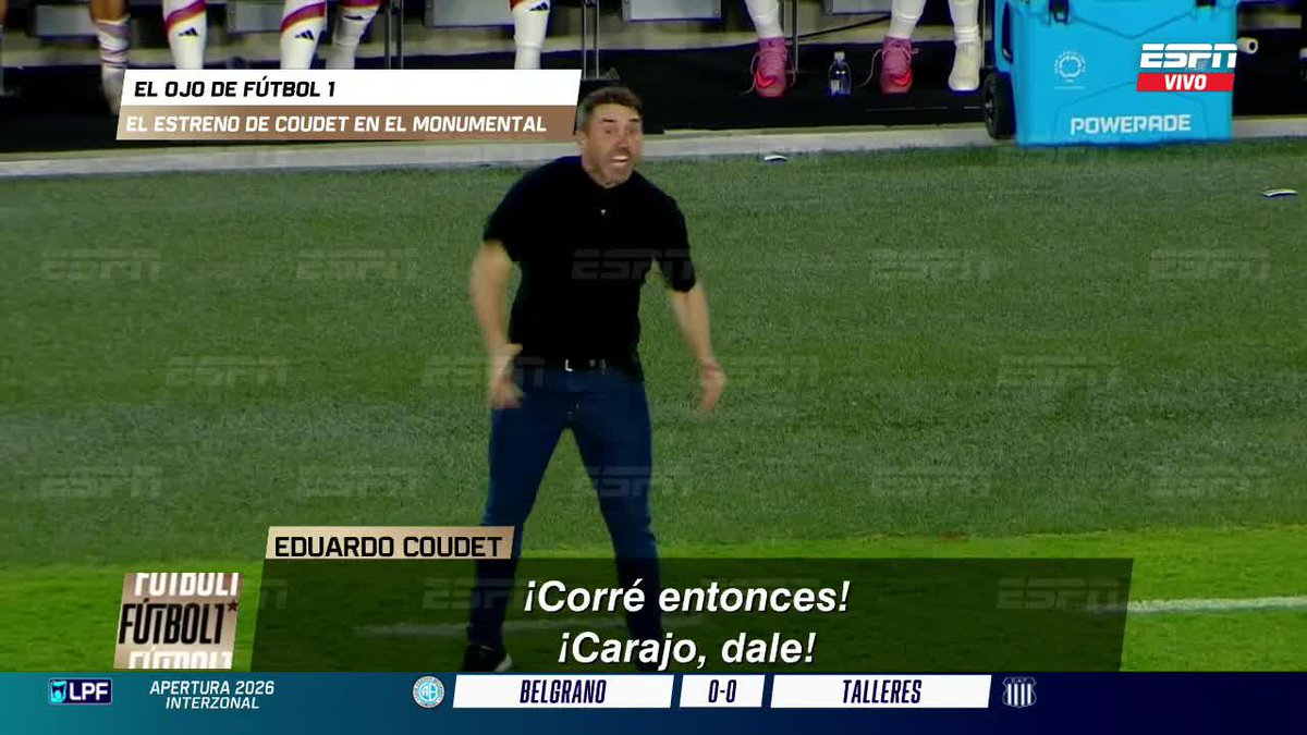 🗣️ “¡Estás caminando, Tomi! Ey Tomás, ¿estás bien?… ¡¡ENTONCES CORRÉ CARAJO!!”. Chacho Coudet, a Galván. 😅🇦🇷