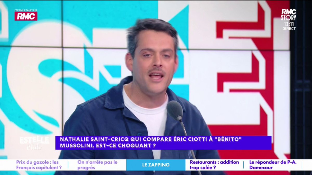 📺 Dérapage de Nathalie Saint-Cricq 🎙️ Baptiste des Monstiers :"J'en ai marre de voir les mêmes têtes ! En 2017, je fais un sujet sur Macron, pas encore en campagne. Je prends des conseils auprès des "sachants" dont Nathalie Saint-Cricq qui me dit "jamais de la vie il ira en campagne"