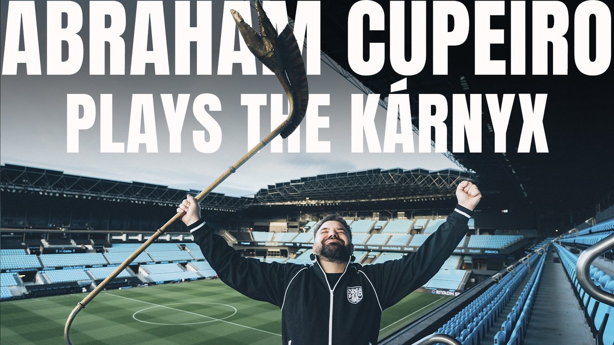 Tivemos o privilexio de vivir en Balaídos o Kárnyx de Abraham Cupeiro na previa do #CeltaBarça xa en novembro de 2024. Agora mesmo non hai outro club deportivo en Galicia que faga tal lembranza das nosas raíces, tradición e cultura