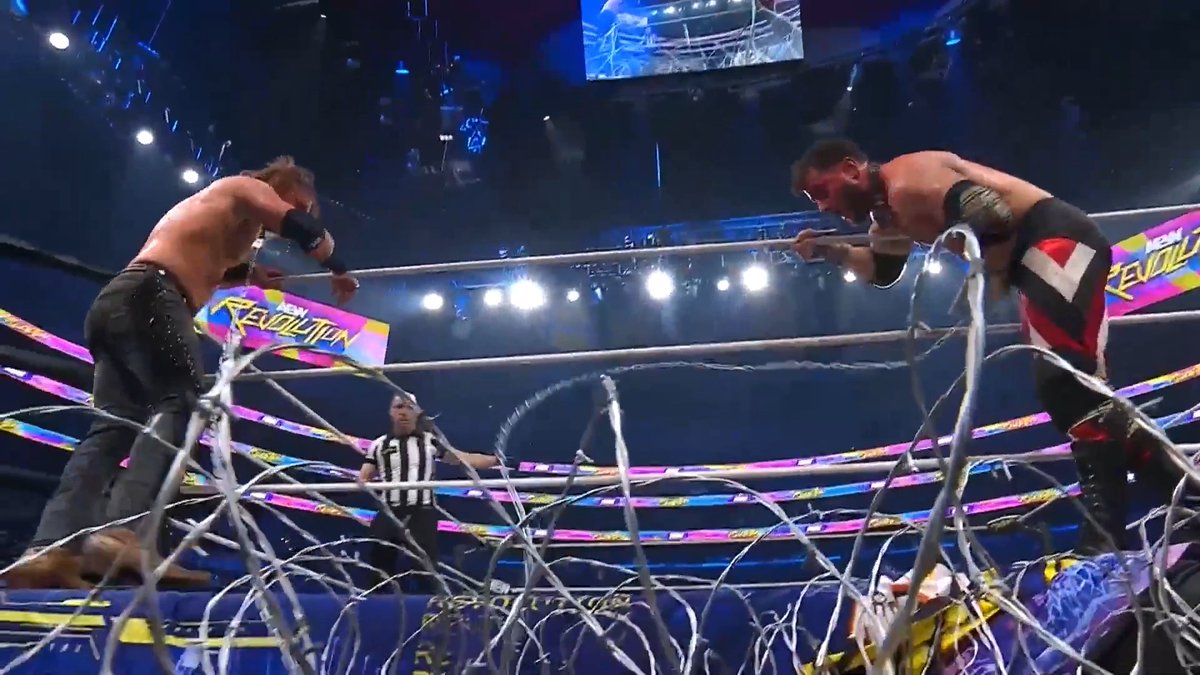 TEXAS DEATH! The AEW World Title was on the line between Maxwell Jacob Friedman™️ + Hangman Page with the caveat that if Page didn't win, he can never challenge for the championship again! Watch the #AEWRevolution replay RIGHT NOW on @SportsOnMAX!