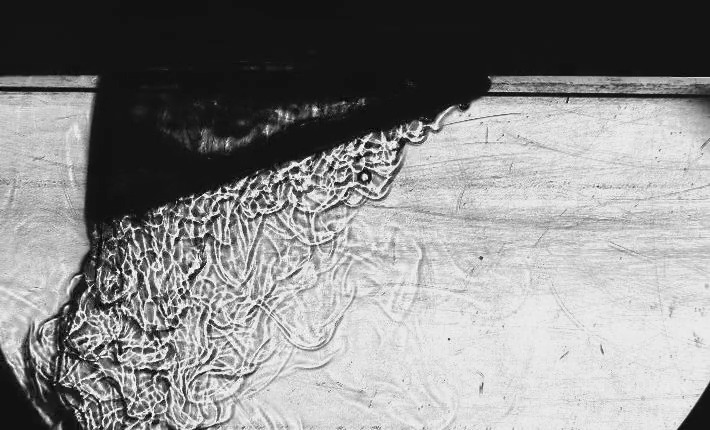 Asymmetric ice blocks floating in water can self-propel as they melt, due to a buoyancy-driven gravity current producing steady translation. A momentum-balance model predicts this mechanism, which persists even in warm saltwater. Editors' suggestion: