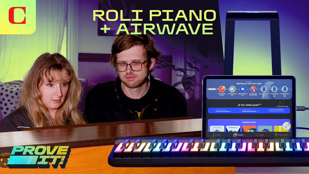 The Roli Airwave promises to make learning the piano at home easier than ever. CNET’s Carly Marsh goes on a quest to see if this new gadget can really teach her how to play the keys.