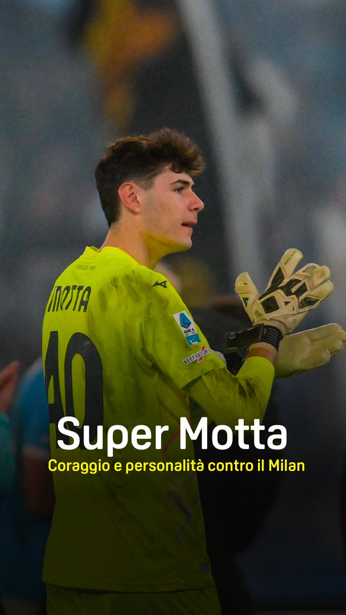 𝗘𝗱𝗼𝗮𝗿𝗱𝗼 𝗠𝗼𝘁𝘁𝗮🧤 Coraggio e personalità contro il Milan👏 #LazioMilan #SerieAEnilive #DAZN