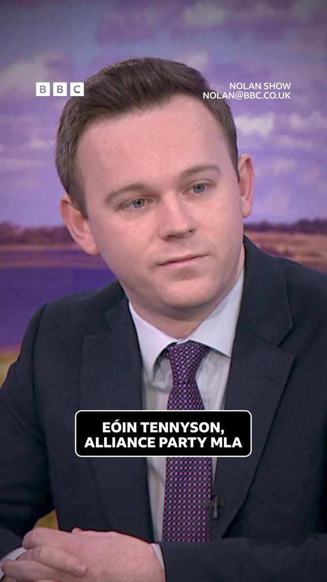 Alliance MLA Eóin Tennyson rubbishes claims of tensions between leader Naomi Long and MP Sorcha Eastwood - saying the speculation "smacks of misogyny" Eóin Tennyson MLA | BBC Sounds