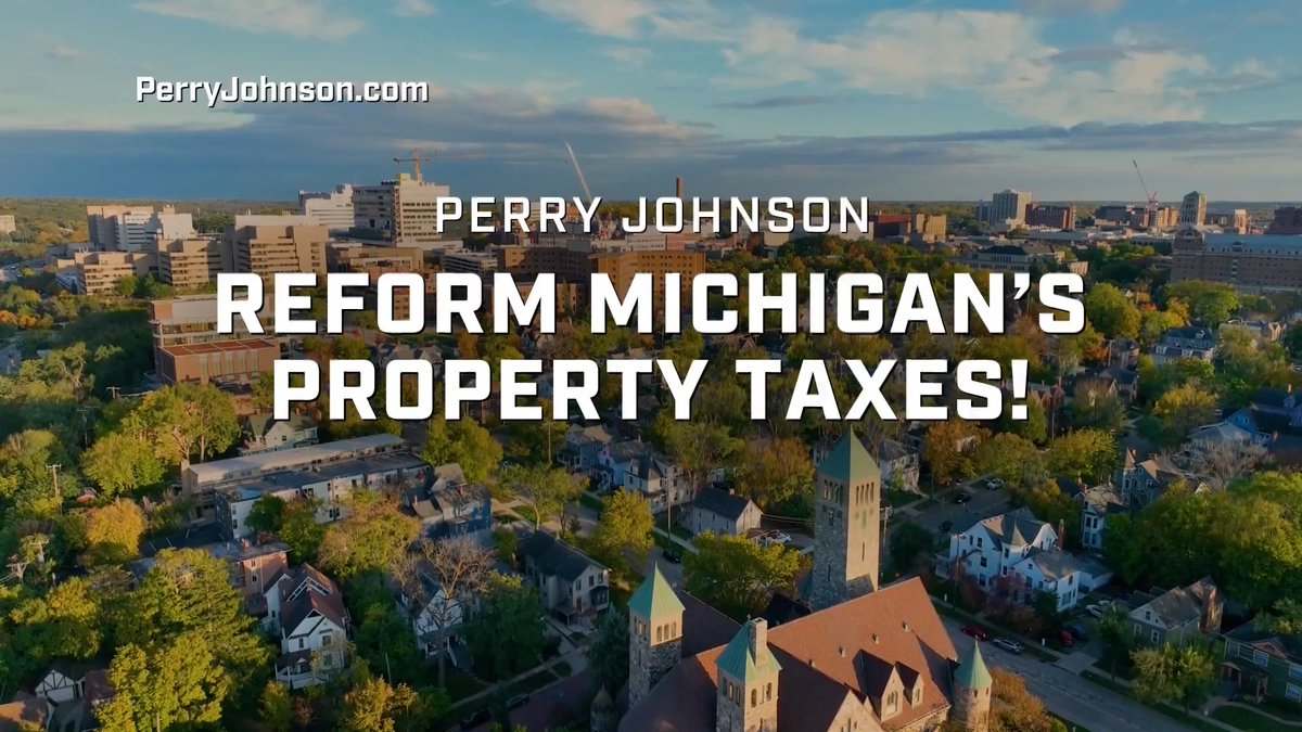 Today I am announcing my Property Tax Reform Plan. Property taxes are crushing seniors and hard-working families.