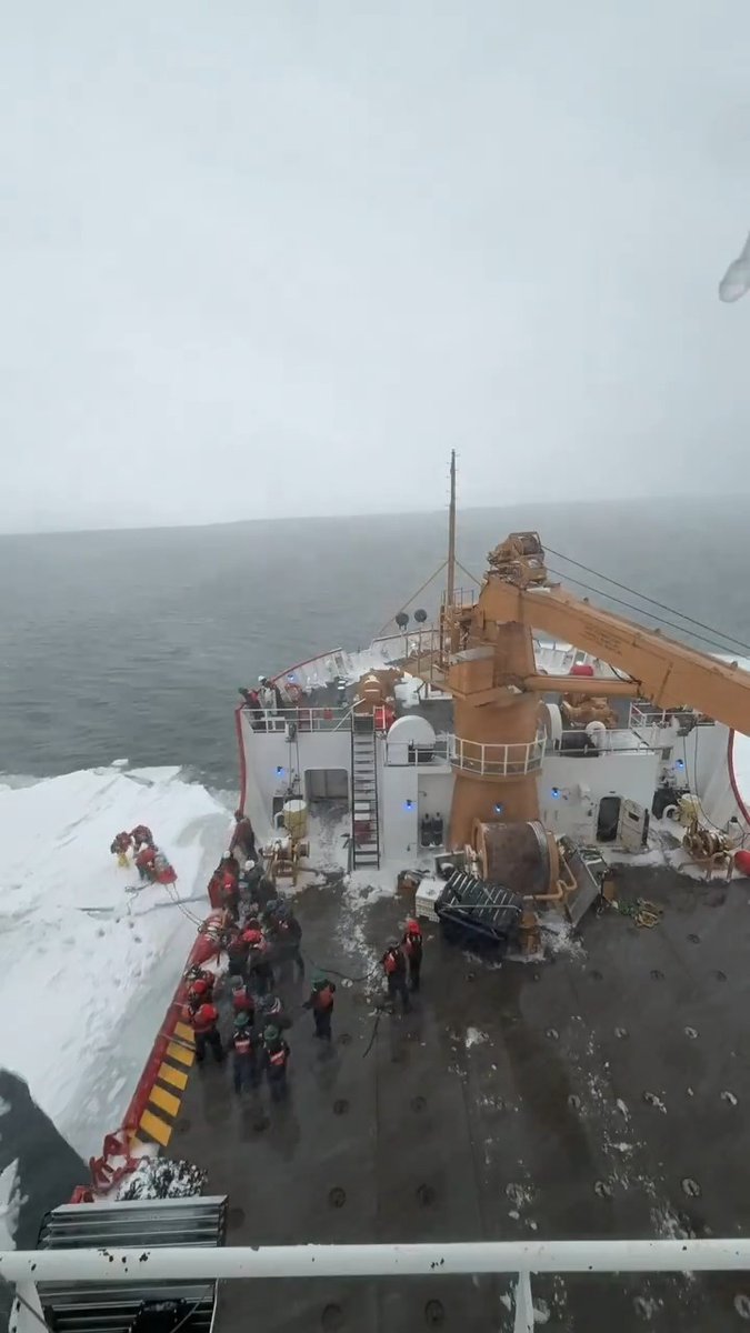 A snowmobiler stranded on ice near Mackinac Island was rescued by the USCG Cutter Mackinaw after a team from Mackinac Island battled whiteout conditions in the rescue effort. More: