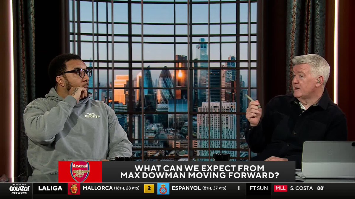 “If you’re good enough, you’re old enough.” Geoff Shreeves on giving 16-year-old Max Dowman more opportunities at Arsenal 🗣️