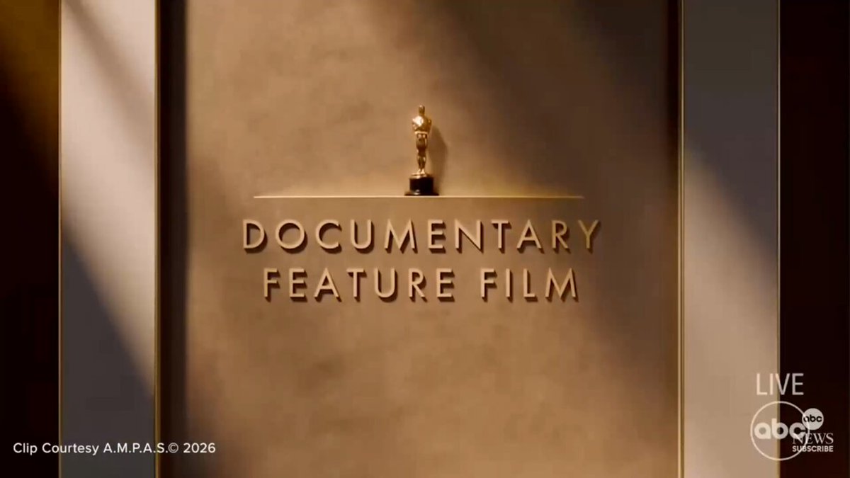 Jimmy Kimmel shades Trump while reading out the winner for Documentary Feature Film: "Oh, man is he gonna be mad his wife wasn't nominated for this. And the Oscar for Documentary Feature Film goes to... Mr. Nobody Against Putin"