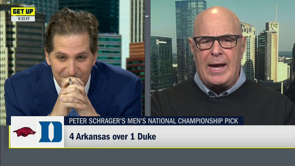 “I’ve got Arkansas over Duke!” 🐗🐗🐗