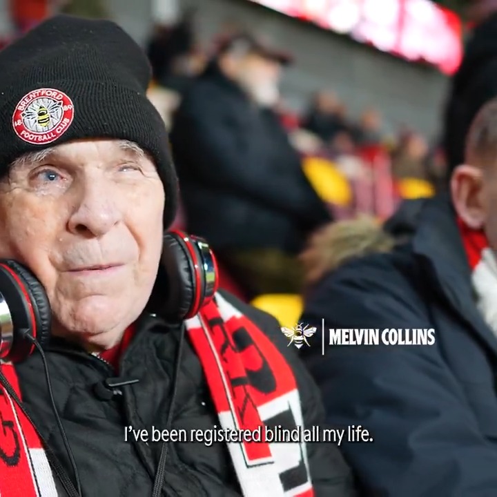 Melvin, a long-standing visually impaired Bees fan, shares how our audio commentary helps him experience matches at the Gtech 🎧🐝 Unite For Access is Level Playing Field annual campaign promoting accessibility and ensuring disabled fans enjoy matchdays the same way as everyone else ❤️⚽