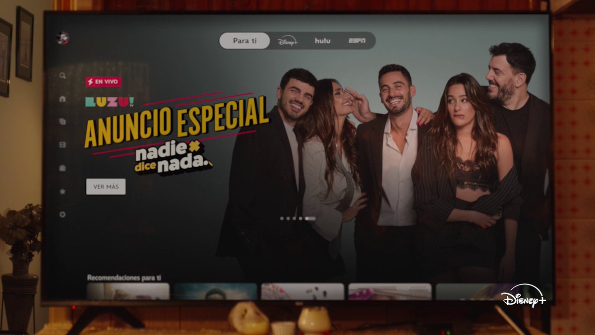 Se escribe un nuevo capítulo en la historia✨ El equipo de #NadieDiceNada va a tener su propia serie de ficción en #DisneyPlus. #LuzuTV
