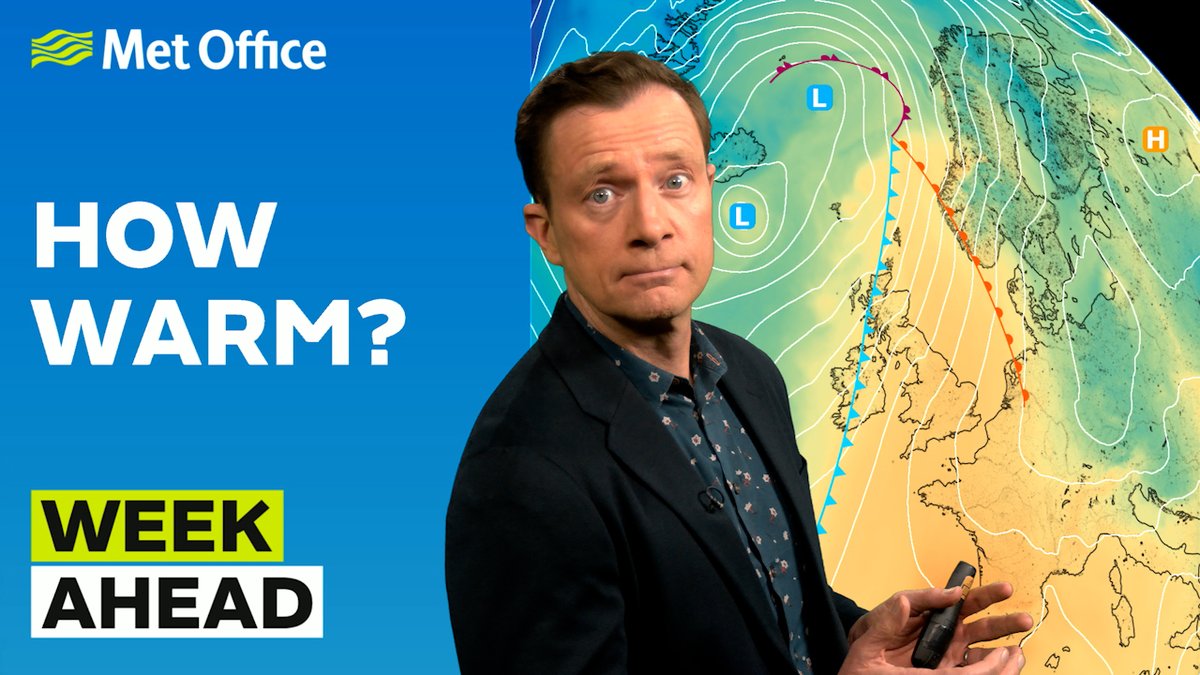 We'll have warm sunshine in parts of the UK this week 🌤️ But how high will temperatures reach? 🌡️ Watch our latest Week Ahead forecast with Alex ⤵️