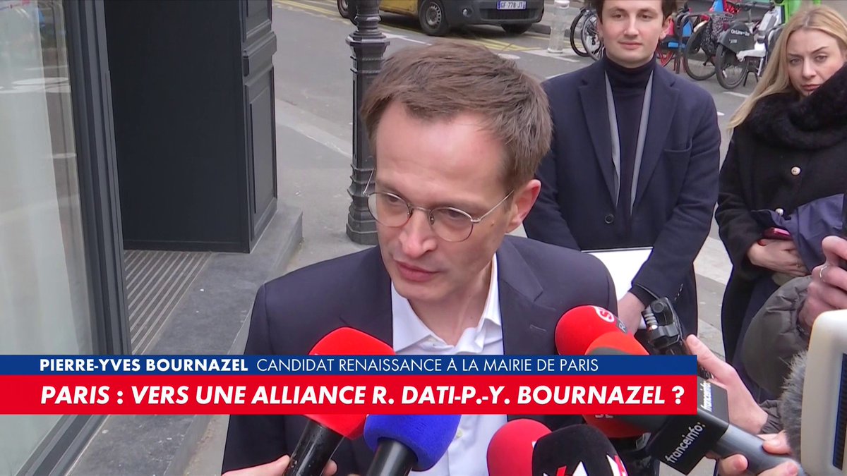 Municipales à Paris : «Il ne peut pas y avoir d'alliance avec l'extrême droite et Sarah Knafo», réitère Pierre-Yves Bournazel, candidat à la mairie de Paris Toute l'info est à retrouver sur