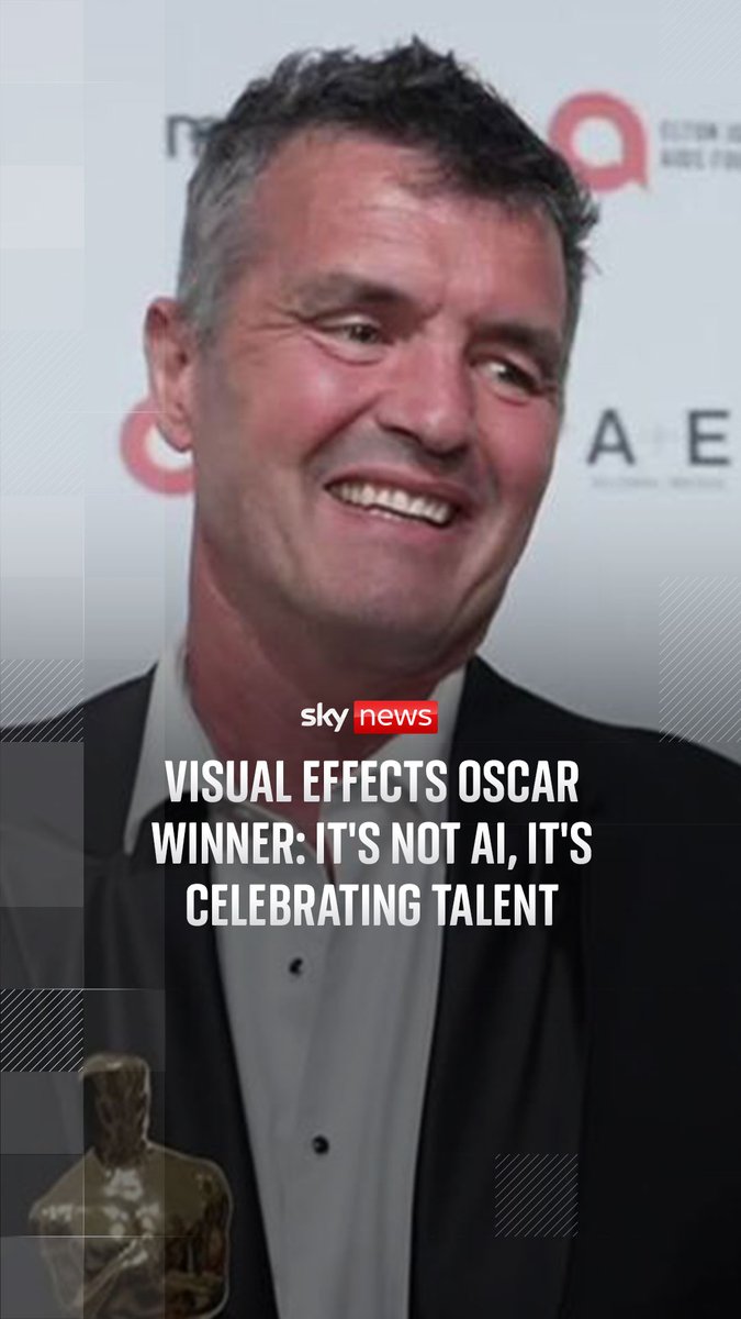 Eric Saindon, the visual effects supervisor on 'Avatar: Fire and Ash', won the Oscar in the Visual Effects category at the 2026 Oscars. He spoke to Sky's arts and entertainment correspondent Katie Spencer ⬇️ Read more 🔗