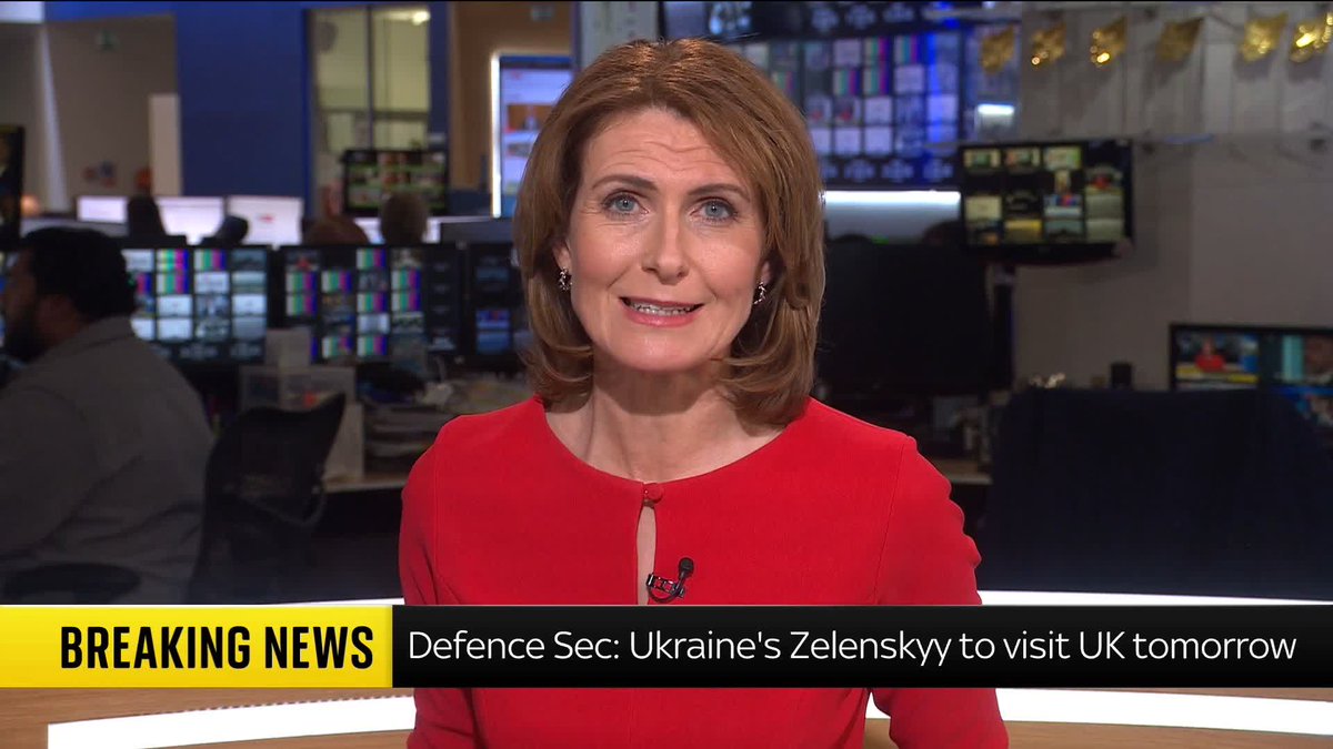 BREAKING: Ukrainian President Volodymyr Zelenskyy will visit the UK tomorrow, Defence Secretary John Healey has confirmed. JayneSeckerSky has the latest ⬇️ Read more 🔗 📺 Sky 501, Virgin 602, Freeview 233 and YouTube