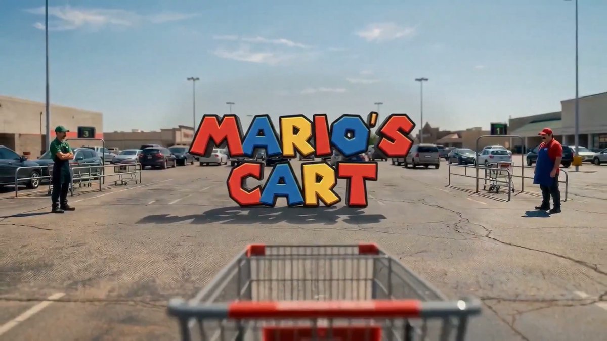 Mario's Cart credit: flip-flop video