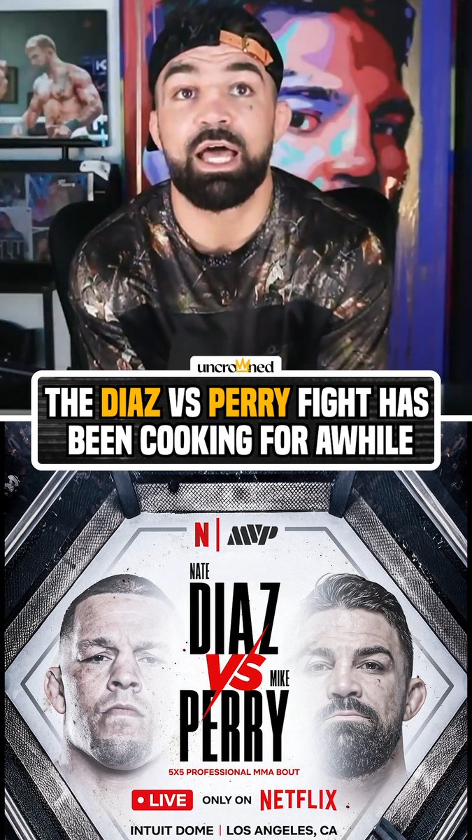 Nate Diaz and Mike Perry have been on each other's radar and now MVP is making it happen 😤