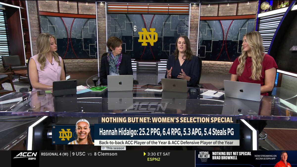 Muffet McGraw says the best way to prep for playing Hannah Hidalgo and Notre Dame Women's Basketball is to play six-on-five 😳