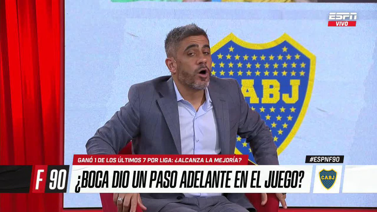 🗣️ "TE DIRÍA QUE BOCA TIENE A SU FRANCESCOLI CON BAREIRO" La frase del Negro Bulos tras la buena actuación de Adam en Boca vs. Unión. ▶️ Mirá #ESPNF90 en el Plan Premium de #DisneyPlus