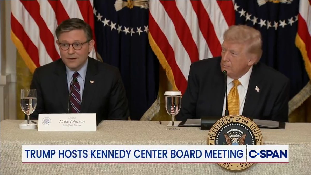 President Trump on Rep. Neal Dunn's initial terminal diagnosis: "He would be dead by June." Speaker Johnson: "Okay, that wasn't public."