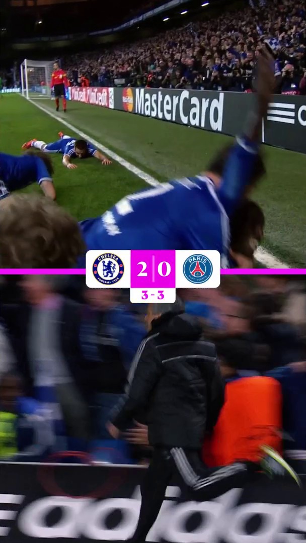 When Demba Ba sent Jose Mourinho and Stamford Bridge WILD with this late goal against PSG 🤯✨ Can Chelsea pull off another comeback against the reigning champions? 🤔