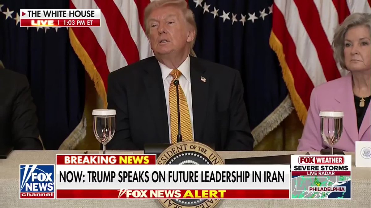 PETER DOOCY: "President Trump, what are your advisers telling you about the Ayatollah's son, the new supreme leader? What are they telling you about him?" PRESIDENT TRUMP: "It's not only them, it's you people. I mean, a lot of people are saying that he's badly disfigured... Other people are saying he's dead... We don't know, Peter, if he's dead or not. "I will say this. Nobody's seen him, which is unusual."