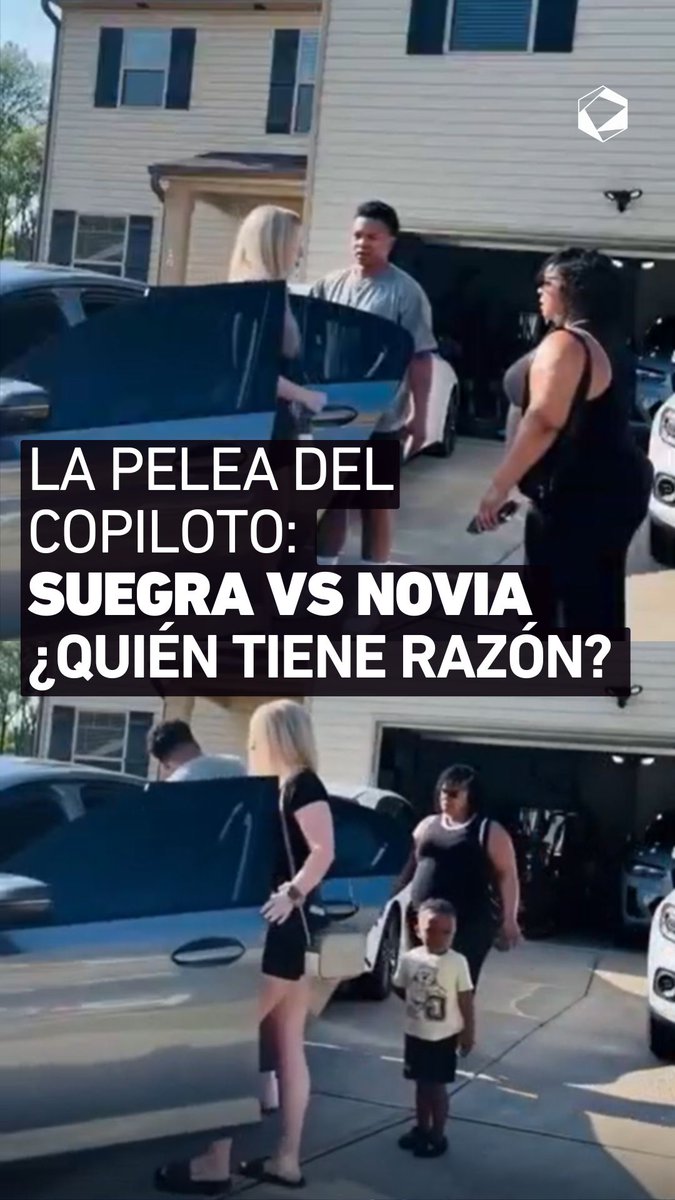 El copiloto se volvió zona de guerra: suegra vs esposa. ¿Qué harías tú con una suegrita así?😬 CS