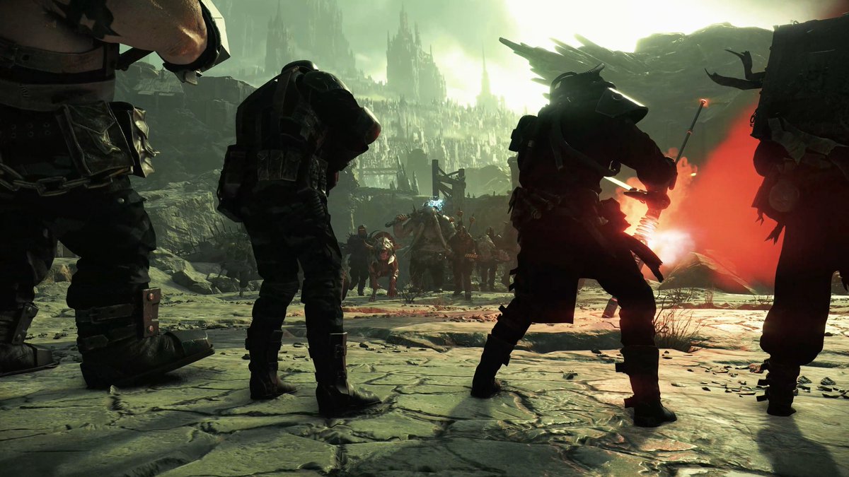 Prepare to uncover the secrets of the sands, Warband. Darktide's new, free update Beyond the Hive releases tomorrow. The update brings a host of new content, including the all new game mode Expeditions. Watch the reveal trailer to get a taste of what's to come! Learn more about Expeditions and the other content we're adding to the game by clicking the link in the comments.