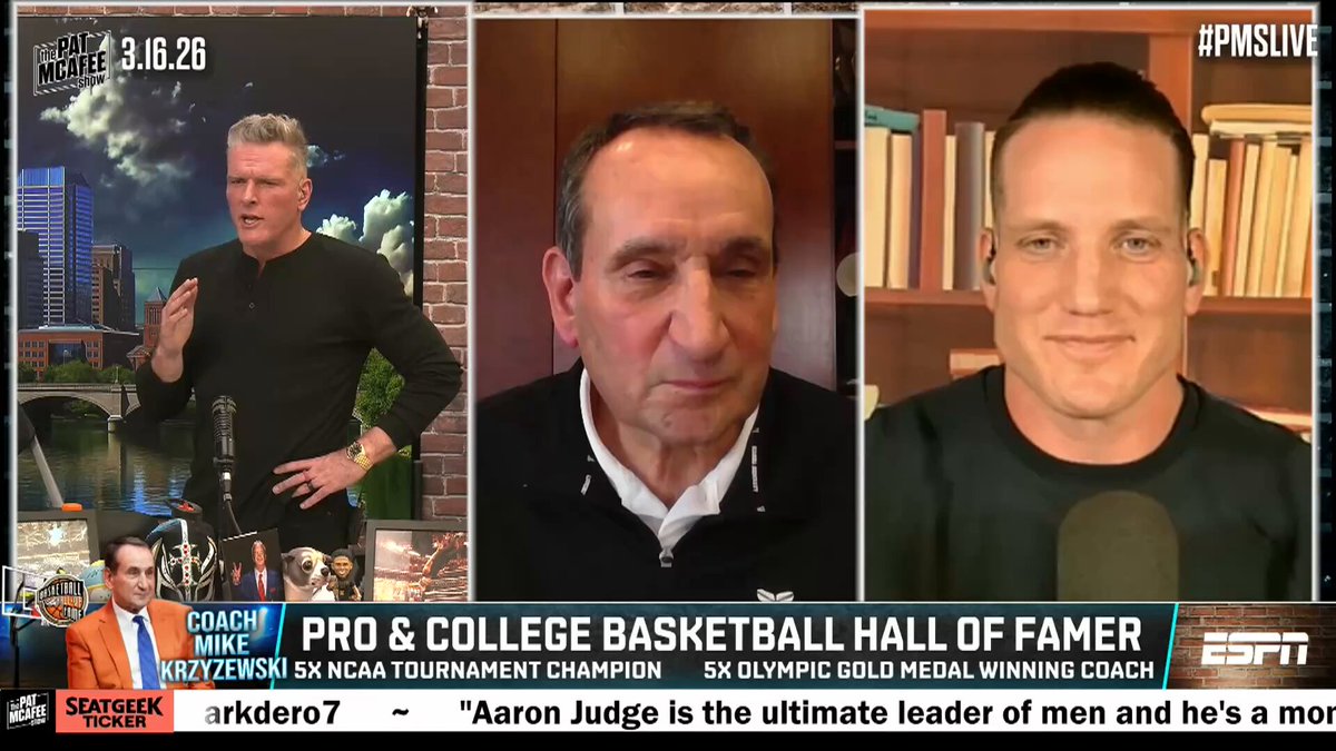 "I think Florida has a real chance to go back to back.. Those guys have been on this run before and they know what it takes" ~ Coach K #PMSLive