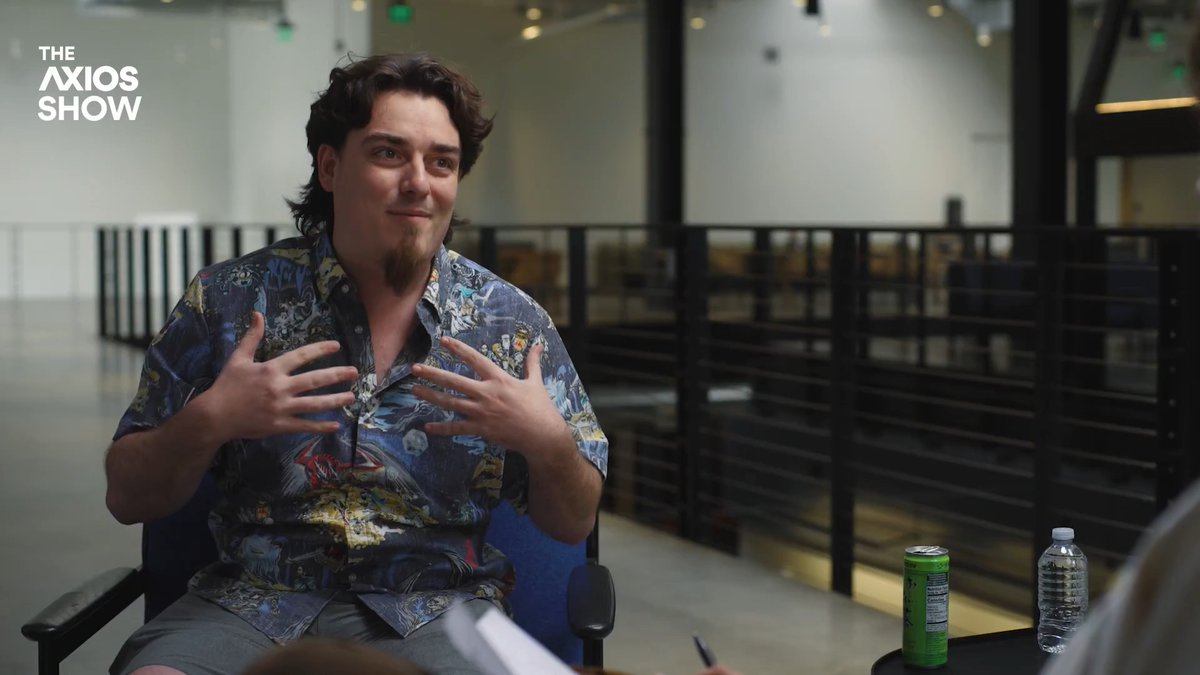 🤳WATCH: Palmer Luckey tells Colin Demarest on The Axios Show that Trump’s posts transformed defense tech’s relationship with the Pentagon. Companies "don't like being slammed in the press or on Truth Social, but they do appreciate the early feedback from senior leaders."
