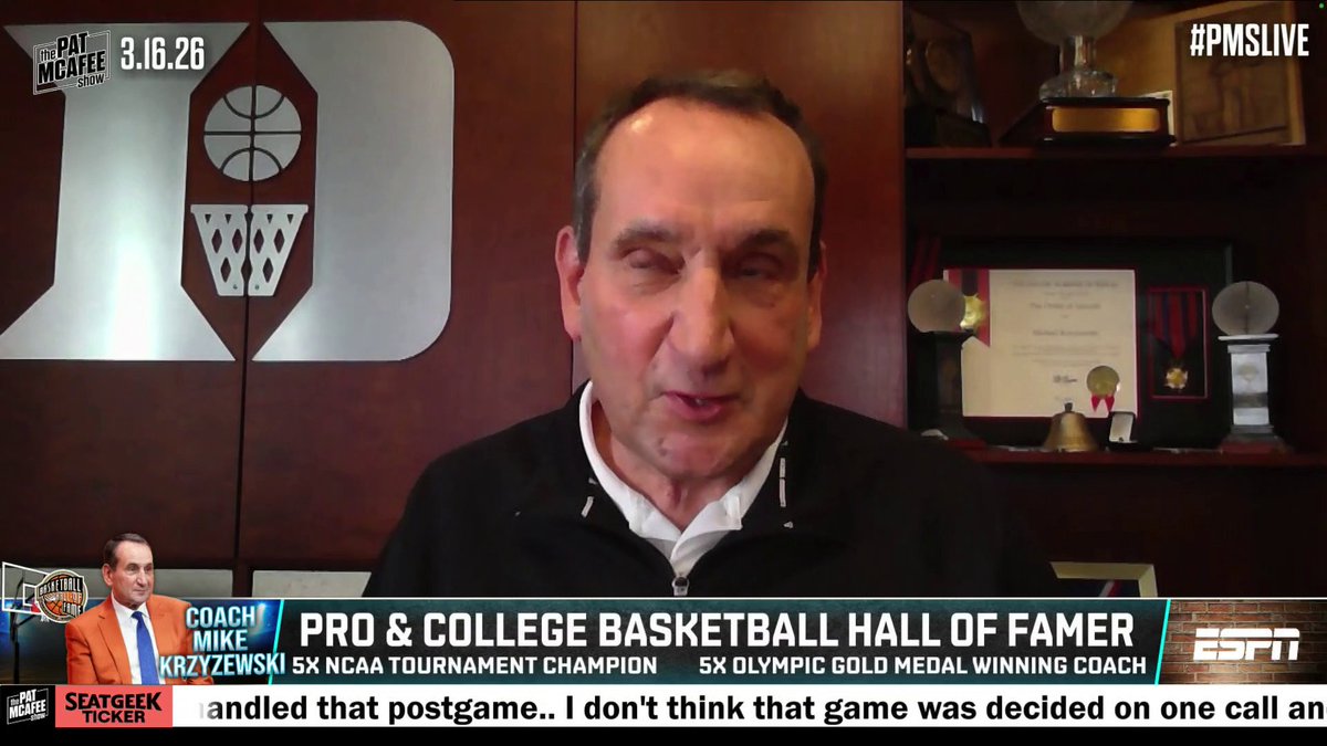 "A lot of the great players are not coached, they're used. ... When you put a bunch of them together, they help each other." —Mike Krzyzewski on coaching Team USA to three consecutive gold medals 🇺🇸🏀
