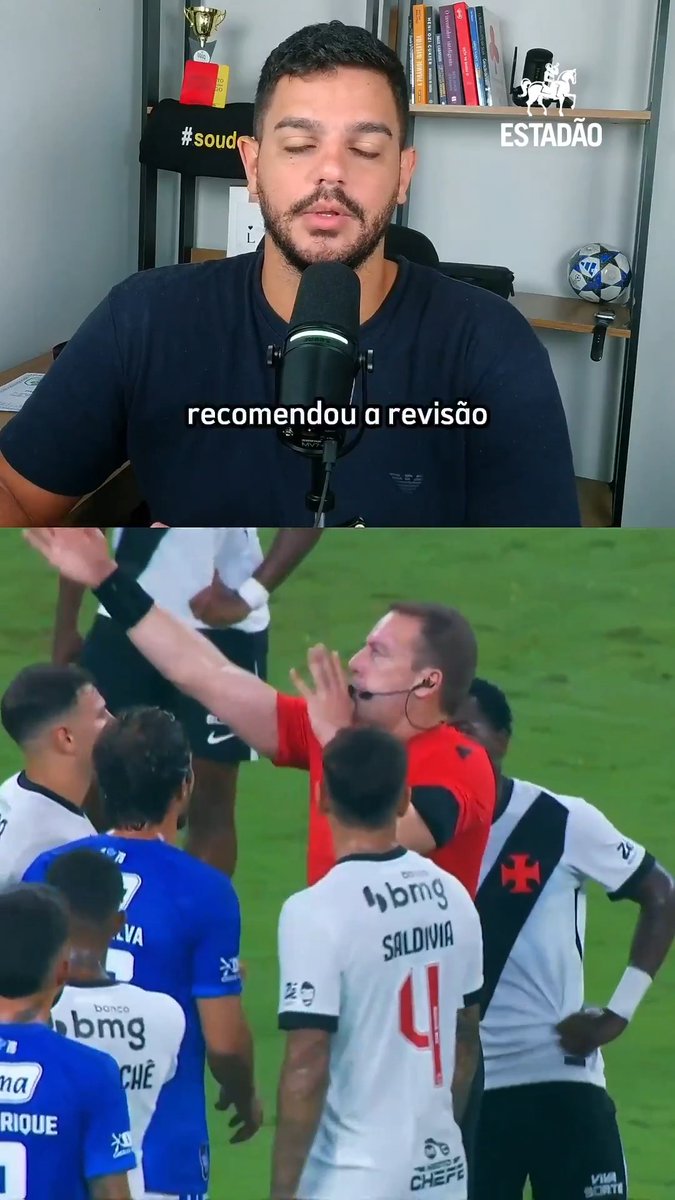Foi pรชnalti para Cruzeiro e Vasco no Brasileirรฃo? Comentarista de arbitragem Paulo Caravina analisa Siga o @estadaoesporte tambรฉm no YouTube