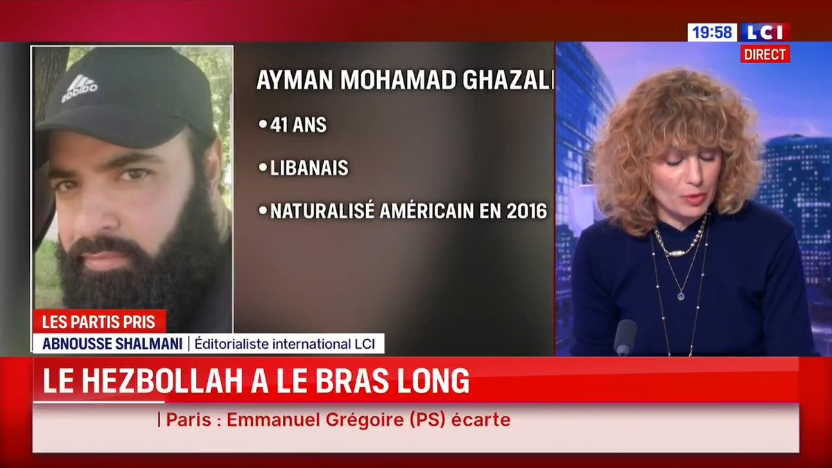 📢 : « Le Hezbollah a le bras long », le parti pris de notre éditorialiste international d’Abnousse Shalmani Abnousse Shalmani “Le 12 mars, un citoyen américain né au Liban fonce sur une des plus grandes synagogues des Etats-Unis.” #24hPujadas #LCI #International #Hezbollah⤵️