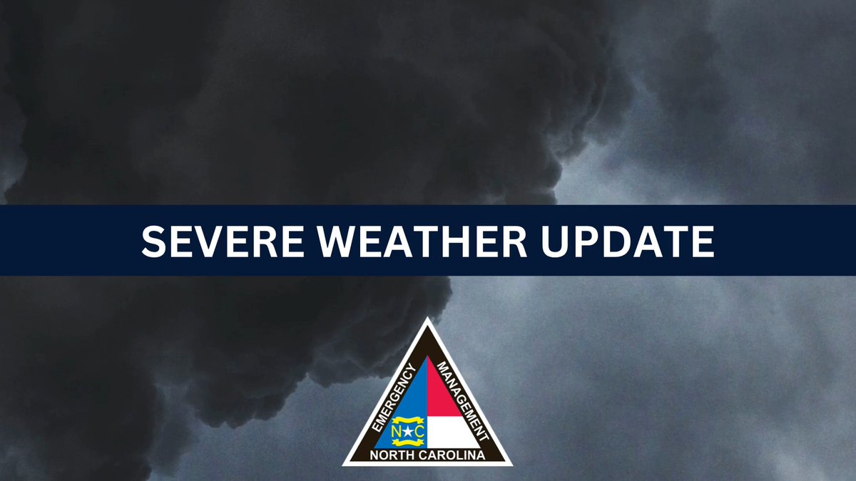 Afternoon Update on Severe Weather: Severe thunderstorm warnings are ongoing across portions of the state and are forecast to continue into the evening. A Tornado Watch remains in effect across eastern NC until 8PM. For tips visit #ReadyNC