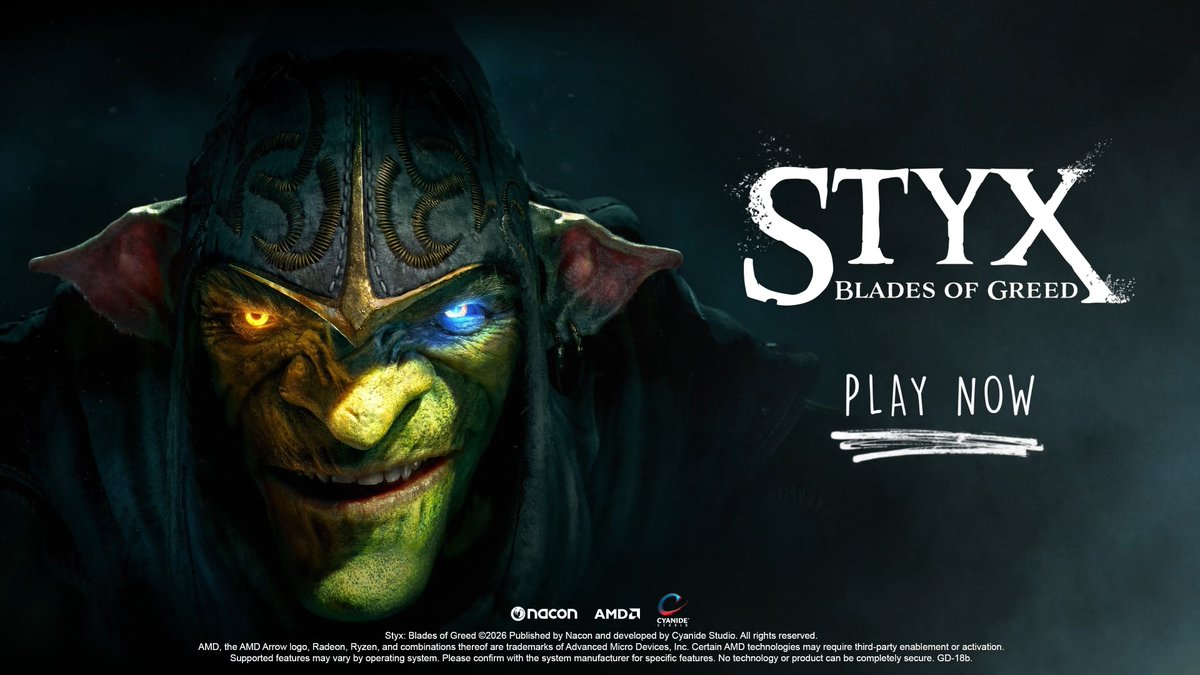 The master of stealth is back! Are you creeping through the shadows in Styx: Blades of Greed yet? Check out the feature-packed trailer! Nacon