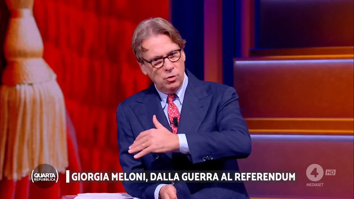 "Invito i cittadini ad andare a votare guardando il merito di questa riforma, io intendo arrivare a fine legislatura e farmi giudicare nel complesso di quello che ho fatto." #Meloni #quartarepubblica