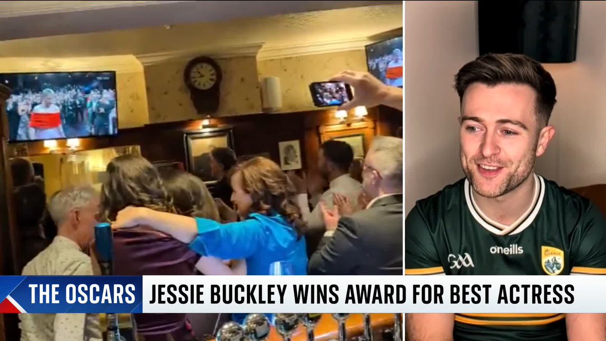 'Jessie pursued her dream through sheer grit and determination and passion.' Brendan Fuller talks to @SkySarahJane about the success of his cousin, Jessie Buckley, who won the best actress Oscar last night. Latest ➡️ 📺 Sky 501, Virgin 602 and YouTube