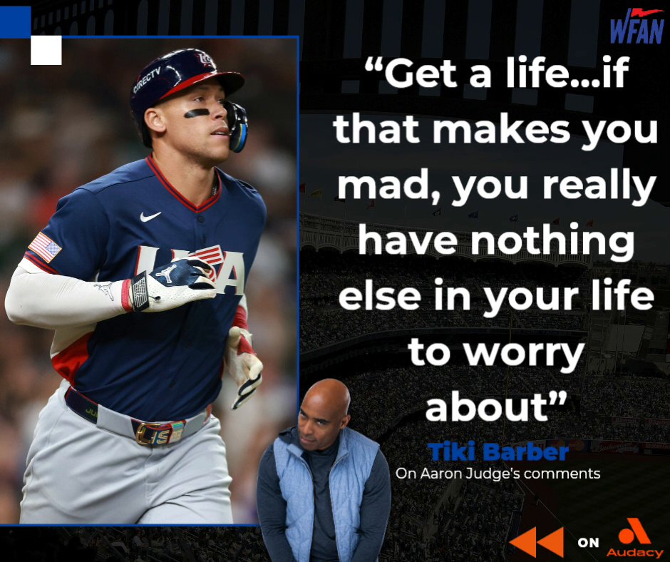 Tiki went off on critics of Aaron Judge's WBC comments 😳