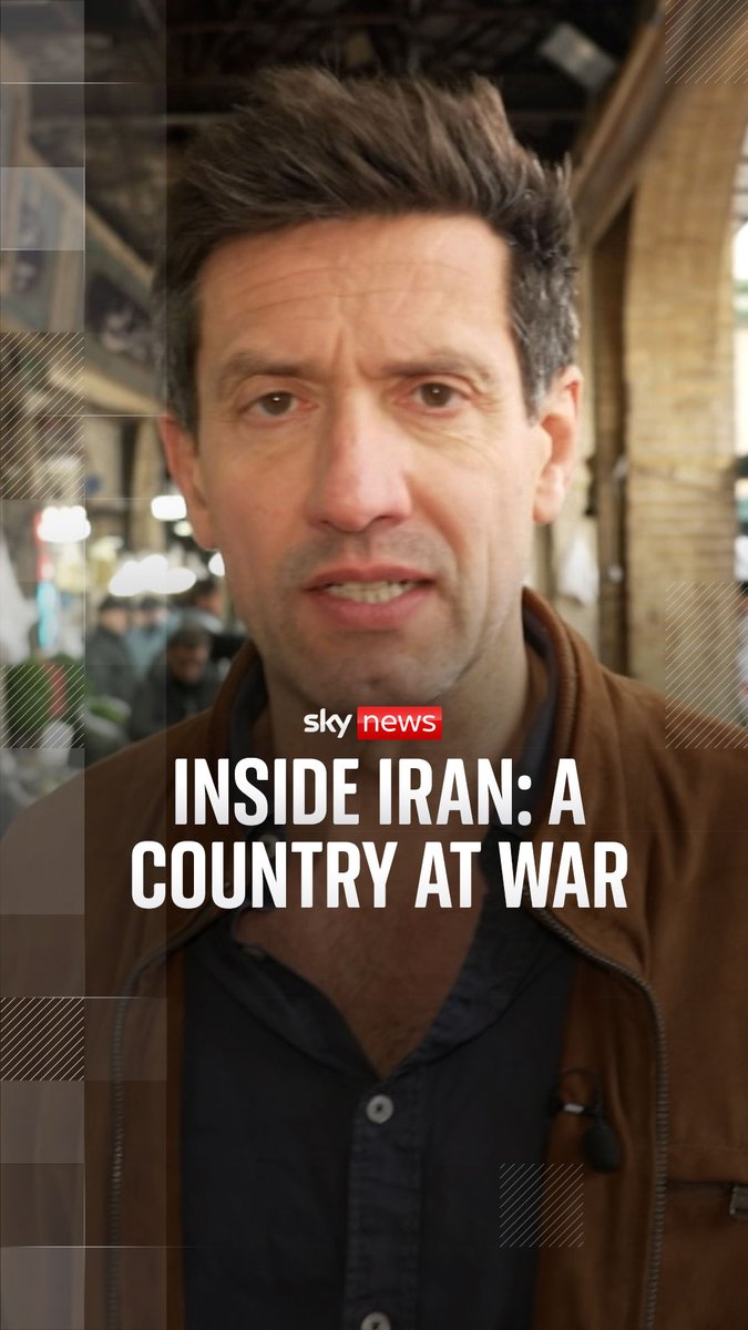 Sky's Dominic Waghorn is among one of the only international journalists currently allowed into Iran. He witnesses the impact of the war on the ground, as it continues to escalate. ➡️