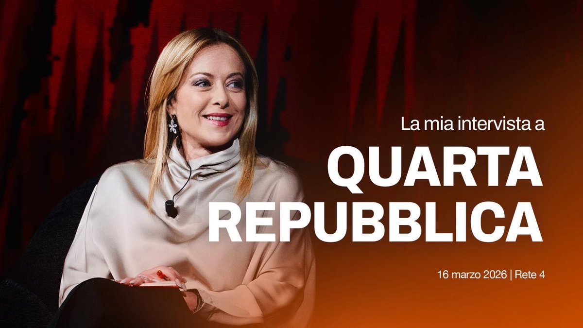 La mia intervista a “Quarta Repubblica”. Buona serata.