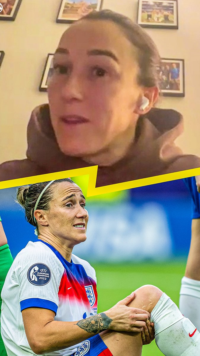 Lioness legend, Lucy Bronze, explains how she managed to win the Euros with a broken leg!🔥 Lianne Sanderson | Lucy Bronze | Lionesses