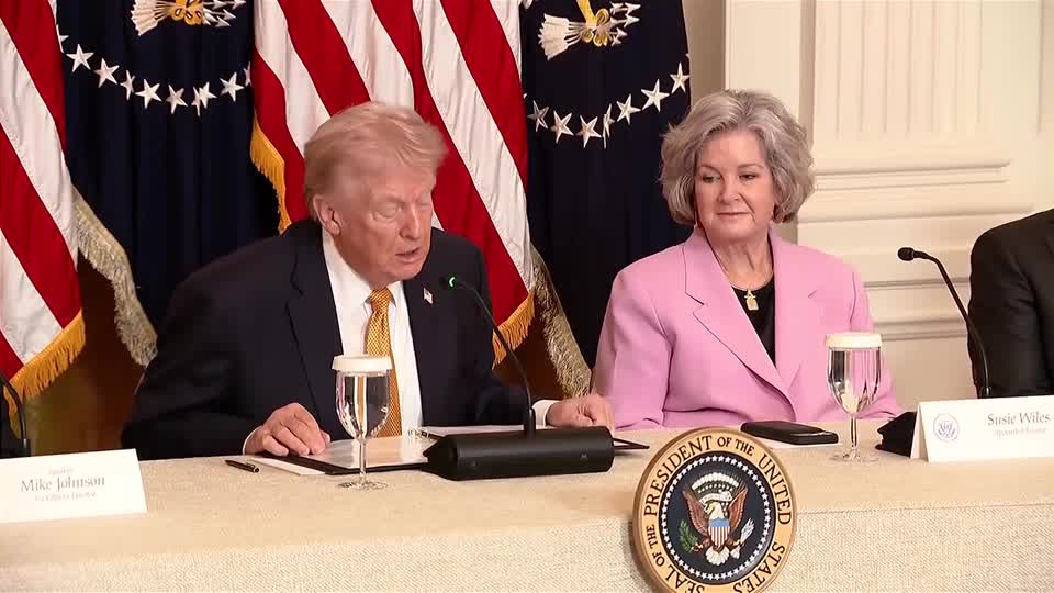 President Donald Trump announced that White House Chief of Staff Susie Wiles will keep working while undergoing treatment for early-stage breast cancer