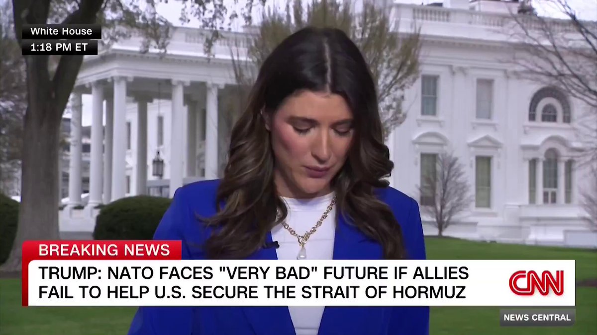 مراسلة CNN: •الملفت الآن ان ترمب يدعو الدول لارسال سفن حربية والانخراط في الحرب. •رغم انه بدأ الضربة على ايران فجأة وبدون تنسيق مسبق معها، ما جعلها تبدو متفاجئة وغير مستعدة. •لذا .. يجب اخذ هذا بعين الاعتبار حين نقيم ردود فعل تلك الدول.