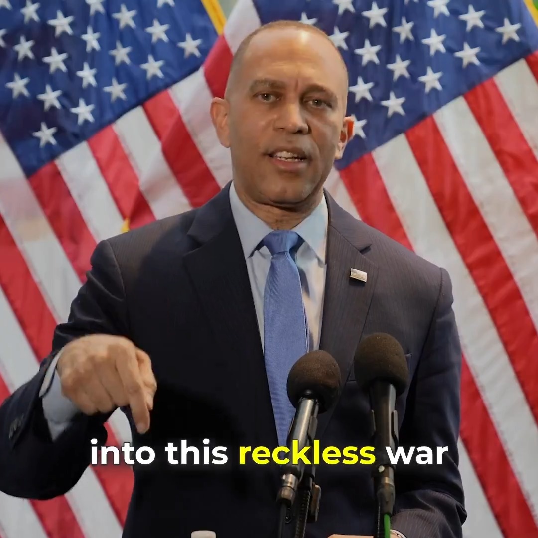 Billions to drop bombs overseas. Not a dime to lower costs for the American people. It’s time to end this reckless war of choice.